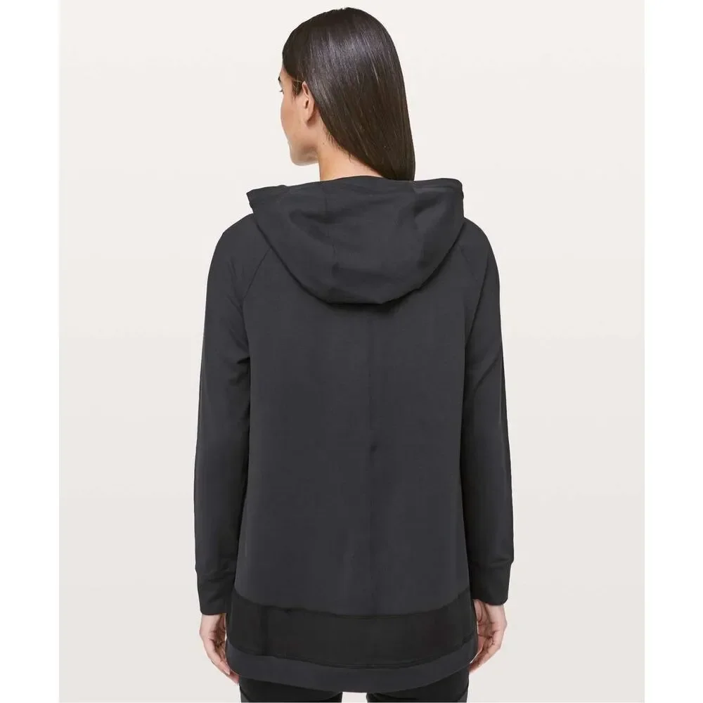 Lululemon Starting Place Hoodie Black Size 4 - Picture 2 of 9